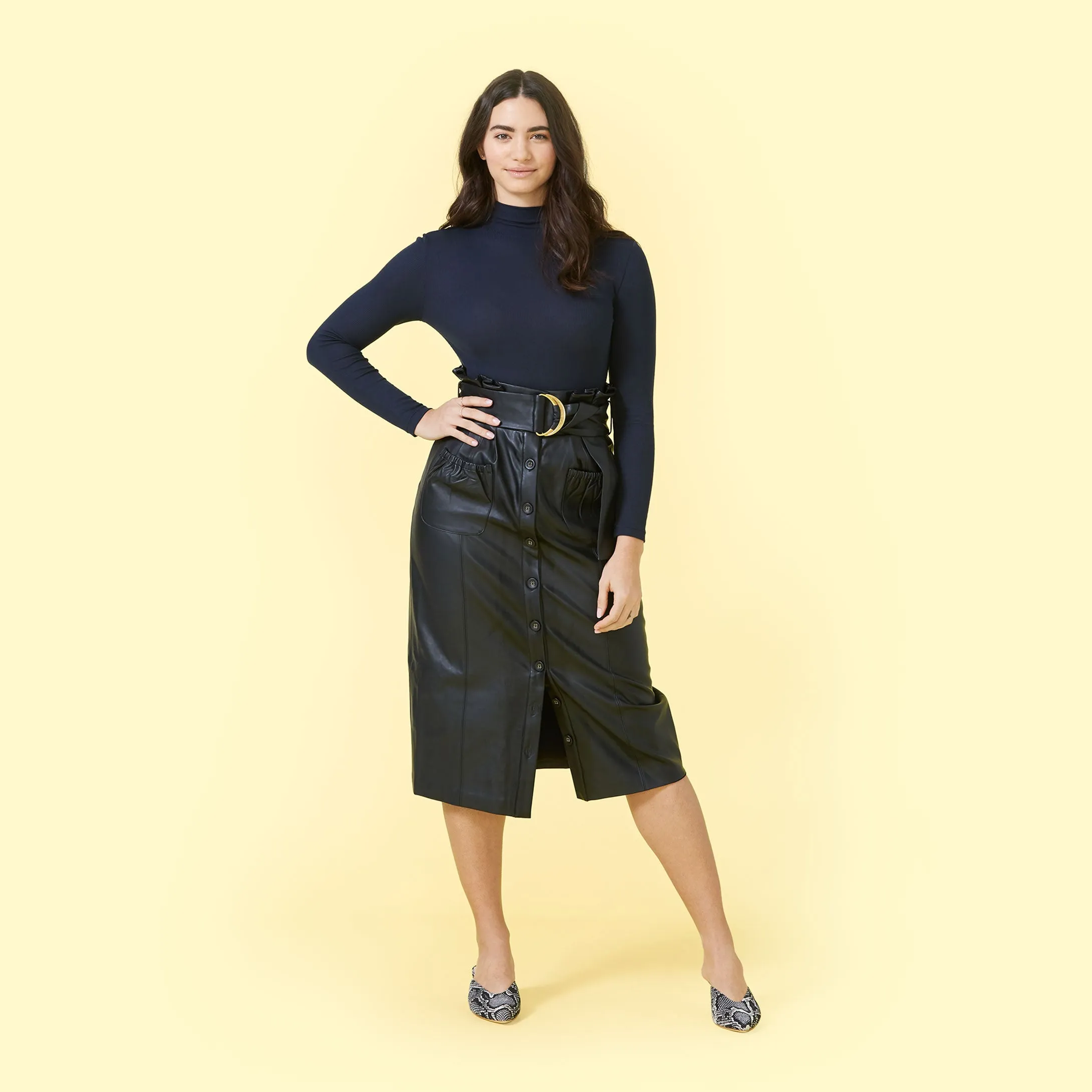 The Long Sleeve Day to Night Bodysuit - Deep Sea sold by Summersalt product image thumbnail 3