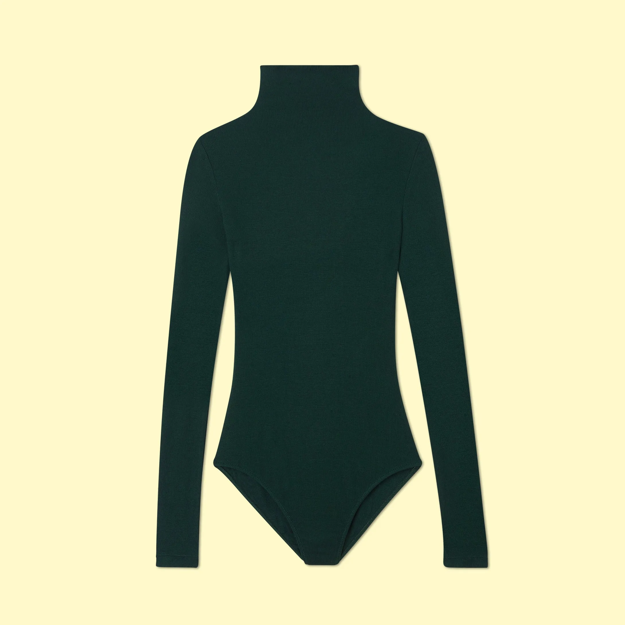 The Long Sleeve Day to Night Bodysuit - Moss sold by Summersalt product image thumbnail 4