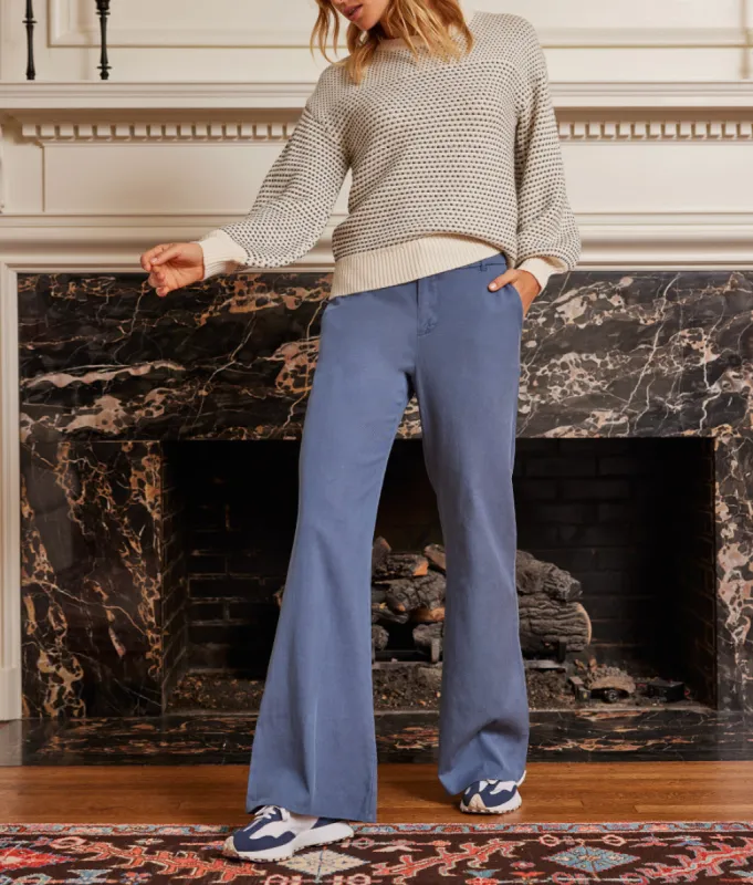 The Easy High-Waisted Flare Pant - Admiral sold by Summersalt