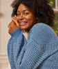 The Luxe Cashmere Blend Mix Stitch Sweater - Admiral & Dune sold by Summersalt