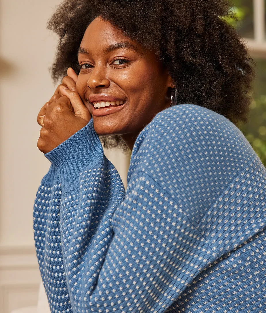 The Luxe Cashmere Blend Mix Stitch Sweater - Admiral & Dune sold by Summersalt product image thumbnail 3