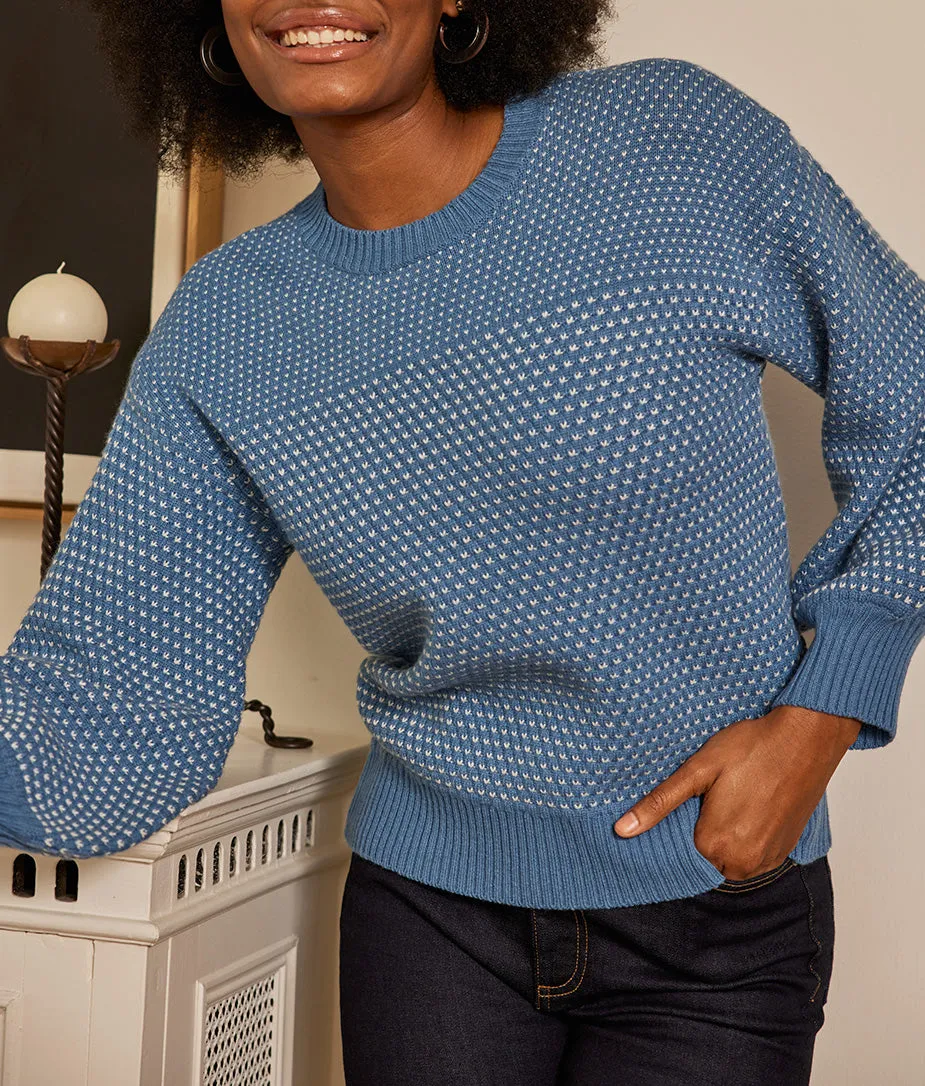 The Luxe Cashmere Blend Mix Stitch Sweater - Admiral & Dune sold by Summersalt product image thumbnail 4