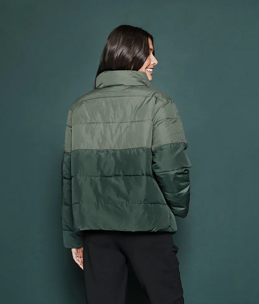 The Colorblock Eco Puffer Jacket - Olive & Eden sold by Summersalt product image thumbnail 5
