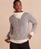 The Luxe Cashmere Blend Two-Tone Button Neck Sweater - Main sold by Summersalt