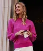 The Luxe Cashmere Blend Mix Stitch Sweater - Hibiscus & Dune sold by Summersalt