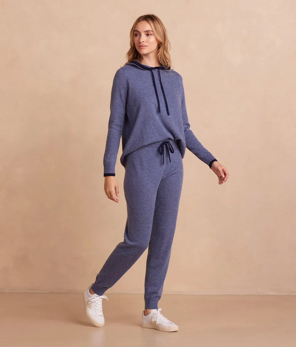 The Coziest Cashmere Blend Jogger - Steel & Midnight sold by Summersalt product image thumbnail 3