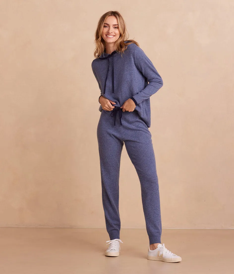 The Coziest Cashmere Blend Jogger - Steel & Midnight sold by Summersalt product image thumbnail 2