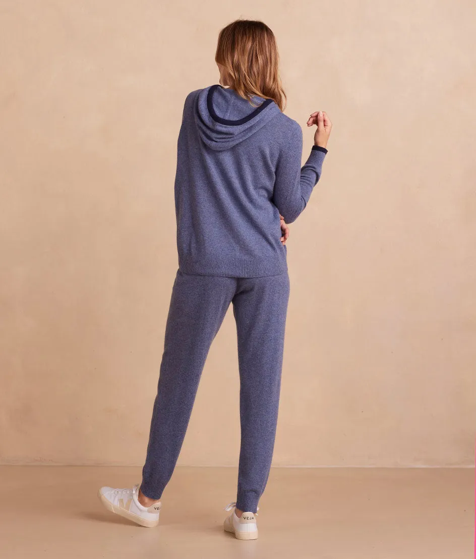 The Coziest Cashmere Blend Jogger - Steel & Midnight sold by Summersalt product image thumbnail 4