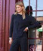 The Coziest Cashmere Blend Hoodie - Charcoal & White Sand sold by Summersalt