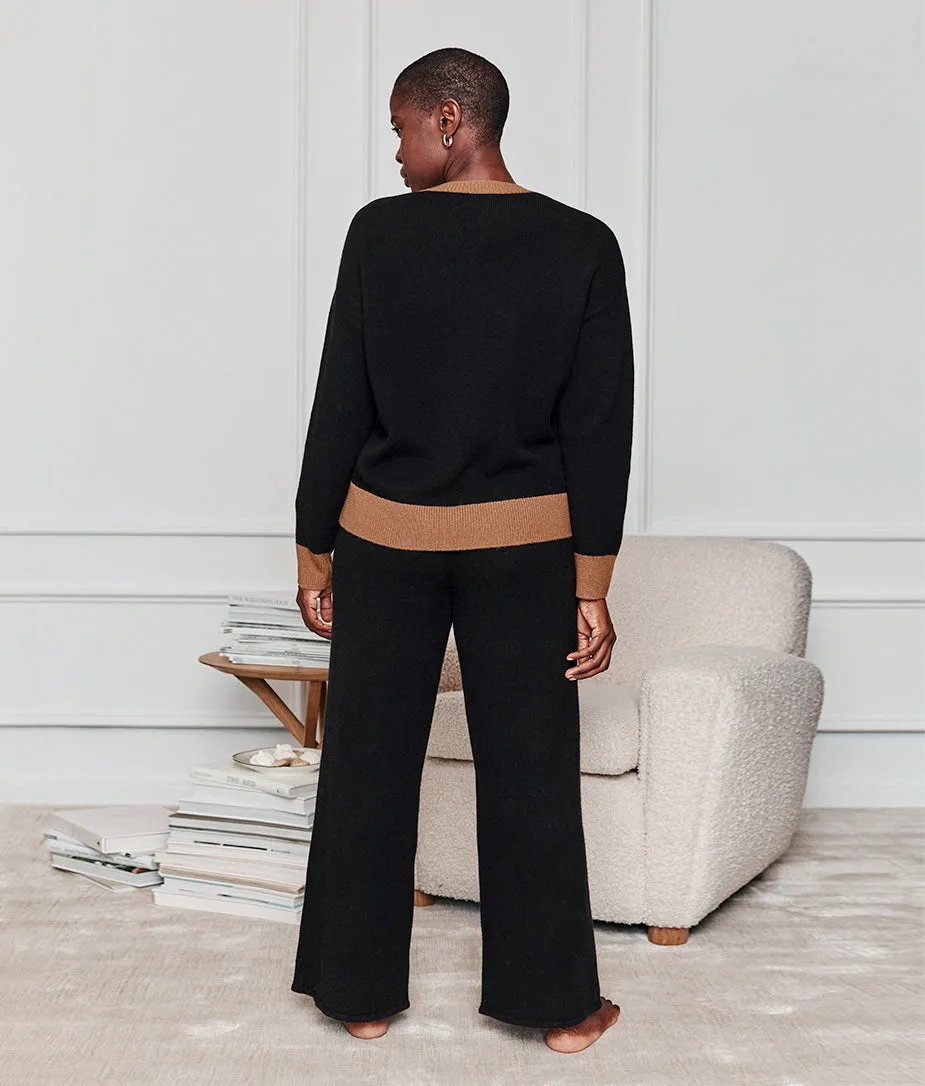 The Luxe Cashmere Blend Sweater Pant - Sea Urchin sold by Summersalt product image thumbnail 3