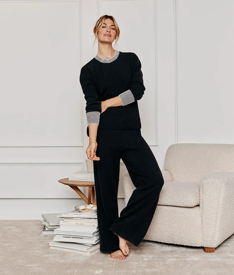 The Luxe Cashmere Blend Sweater Pant - Sea Urchin sold by Summersalt product image thumbnail 4