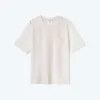 The Softest Tencel Short Sleeve Pocket T-Shirt - White Sand sold by Summersalt