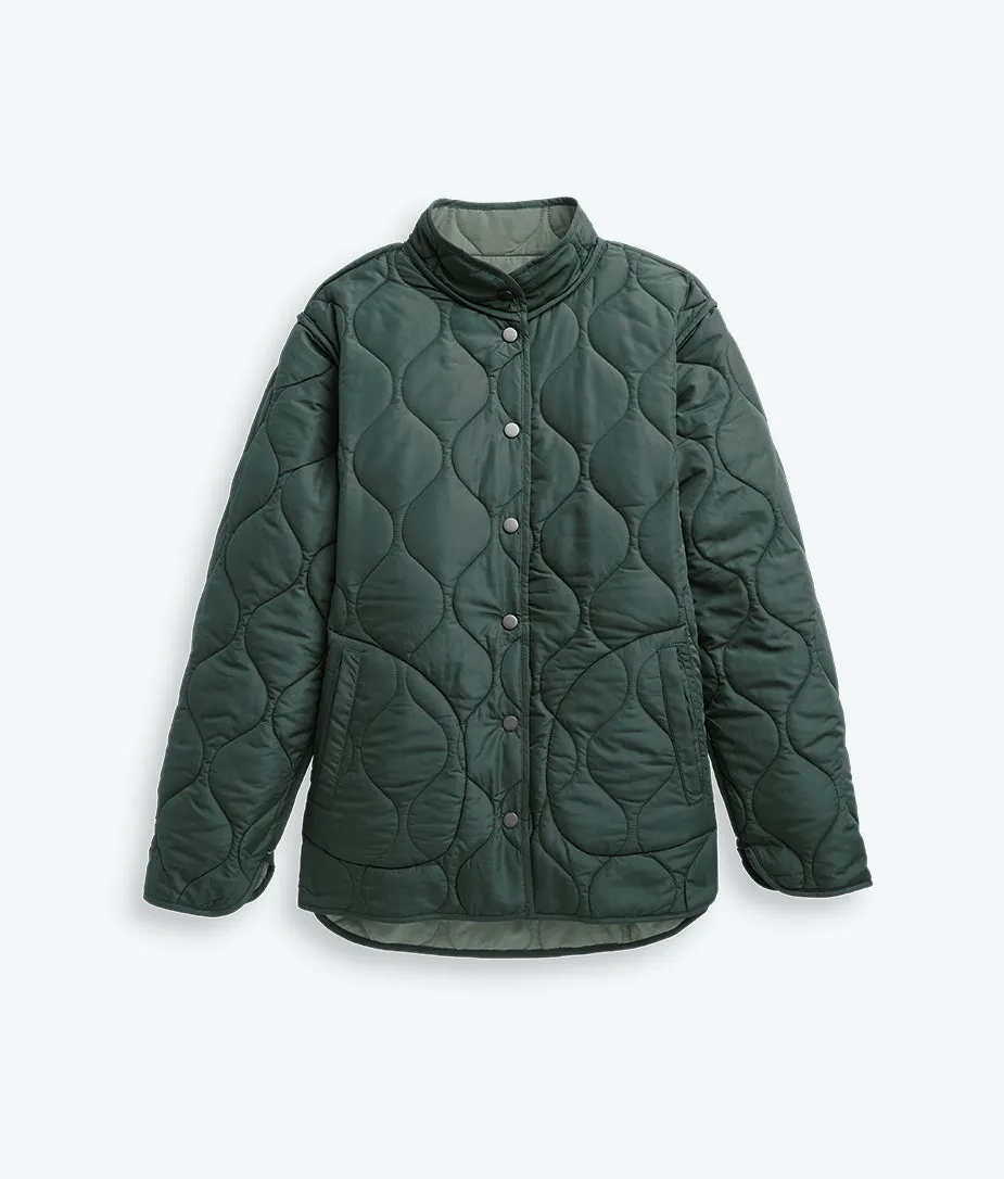 The Reversible Eco Quilted Lightweight Jacket - Olive & Eden sold by Summersalt product image thumbnail 5