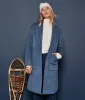 The Warmest Wool Cocoon Coat - Slate sold by Summersalt