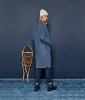 The Warmest Wool Cocoon Coat - Slate sold by Summersalt