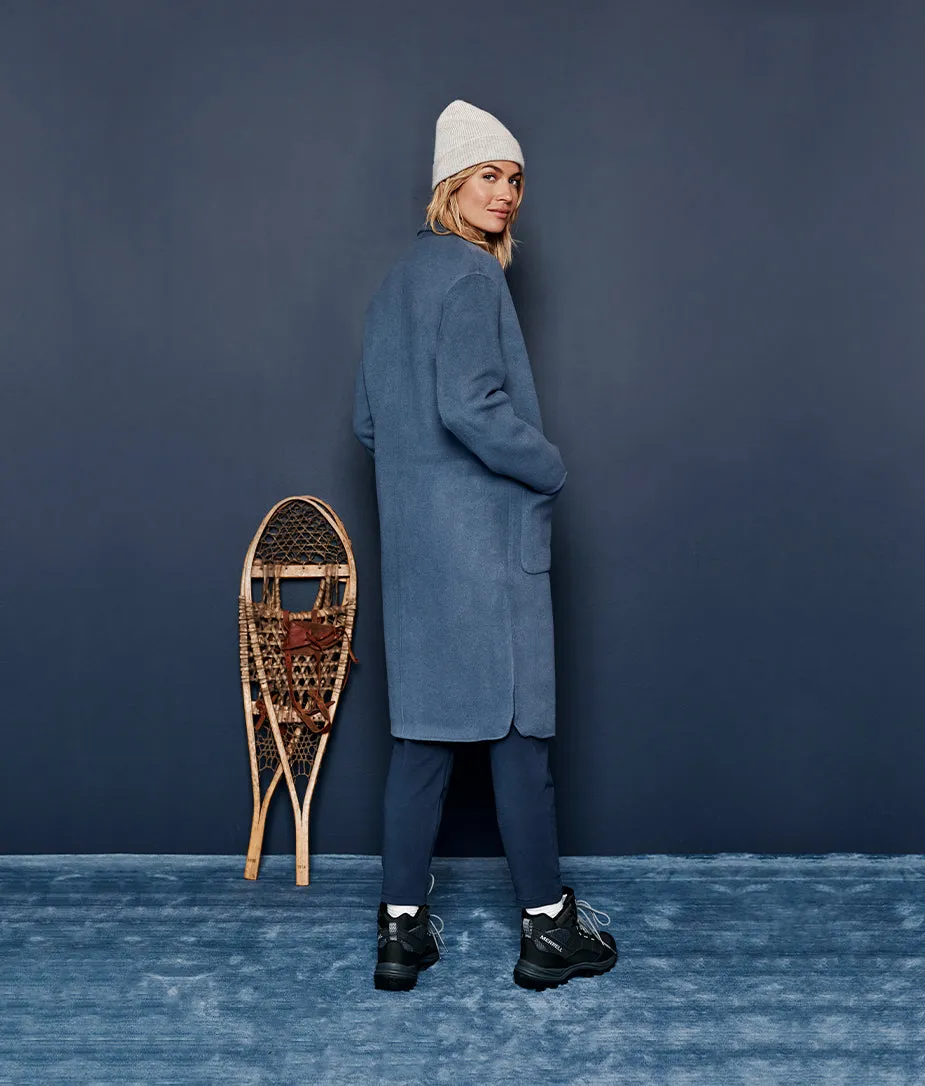 The Warmest Wool Cocoon Coat - Slate sold by Summersalt product image thumbnail 4