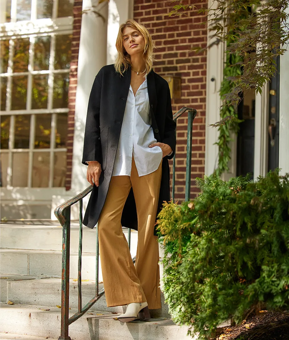 The Warmest Wool Cocoon Coat - Sea Urchin sold by Summersalt