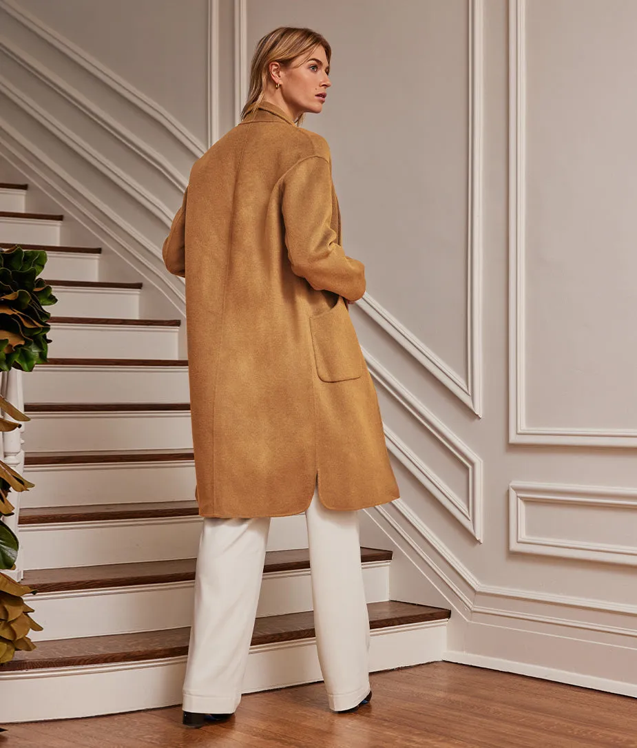 The Warmest Wool Cocoon Coat - Camel sold by Summersalt product image thumbnail 3
