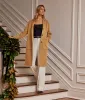 The Warmest Wool Cocoon Coat - Camel sold by Summersalt