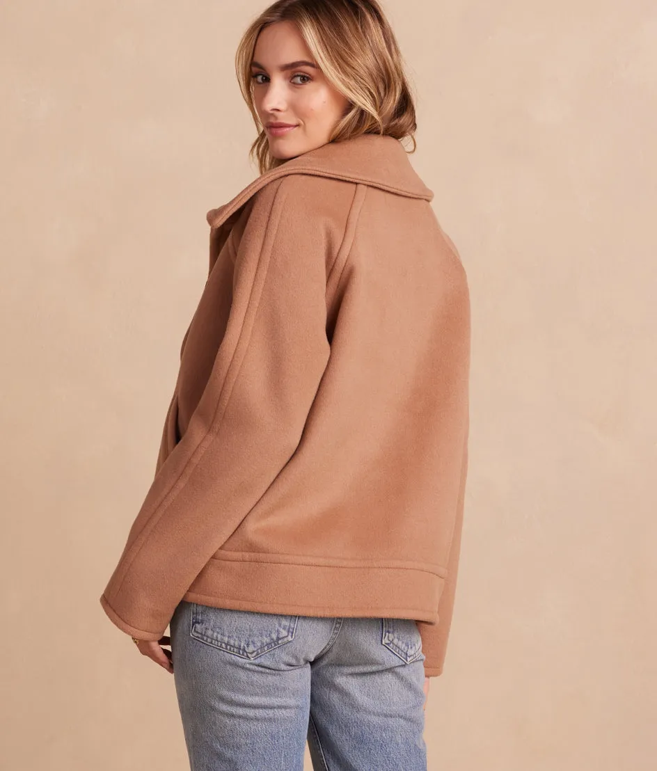 The Warmest Wool Short Coat - Fawn sold by Summersalt product image thumbnail 2