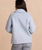 The Warmest Wool Short Coat - Frost sold by Summersalt