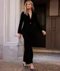 The Sustainable Velvet Collection Wide Leg Pant - Sea Urchin sold by Summersalt