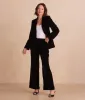 The Sustainable Velvet Collection Wide Leg Pant - Sea Urchin sold by Summersalt