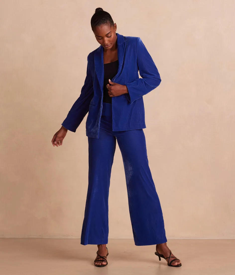 The Sustainable Velvet Collection Wide Leg Pant - Main sold by Summersalt product image thumbnail 2