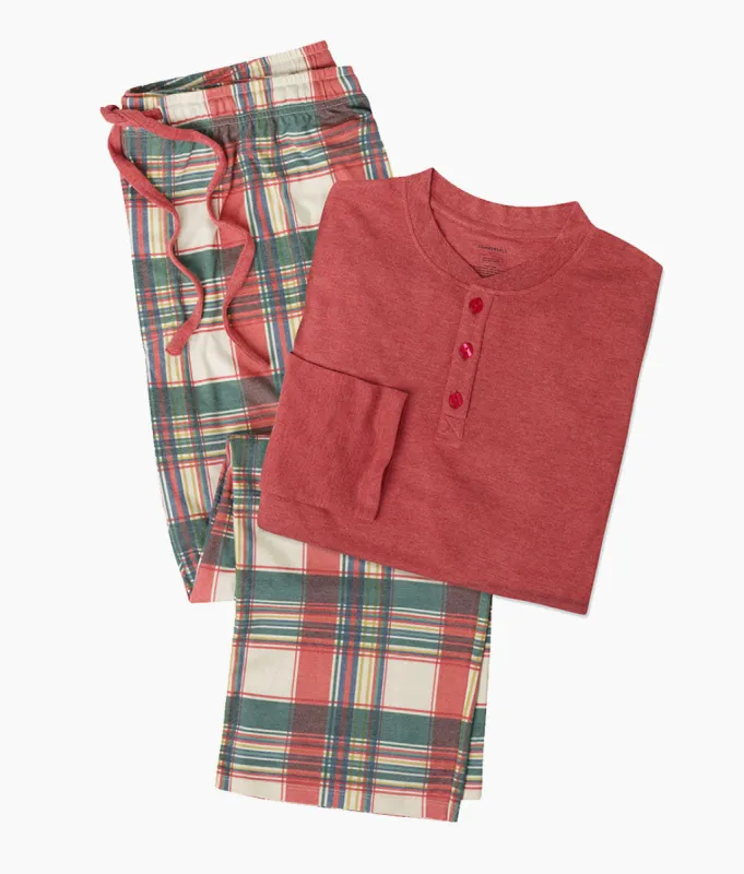 The Men's Matching Family Pajama Set - 'Tis the Season Tartan sold by Summersalt