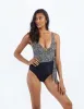 The Perfect Wrap One-Piece - In Bloom in Sea Urchin sold by Summersalt