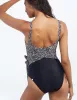 The Perfect Wrap One-Piece - In Bloom in Sea Urchin sold by Summersalt