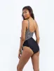 The Perfect Wrap One-Piece - In Bloom in Sea Urchin sold by Summersalt