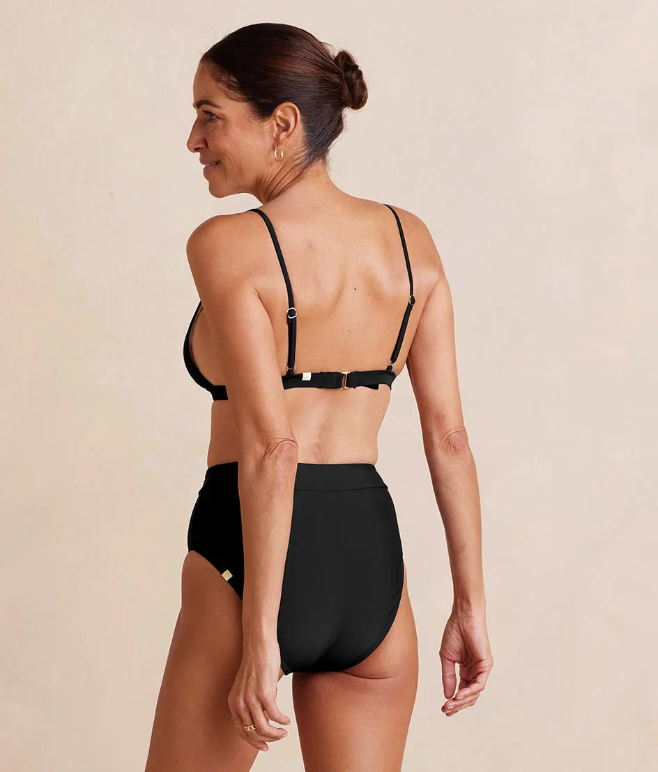 The Lace-Up High Leg High Rise Bikini Bottom - Sea Urchin sold by Summersalt product image thumbnail 2