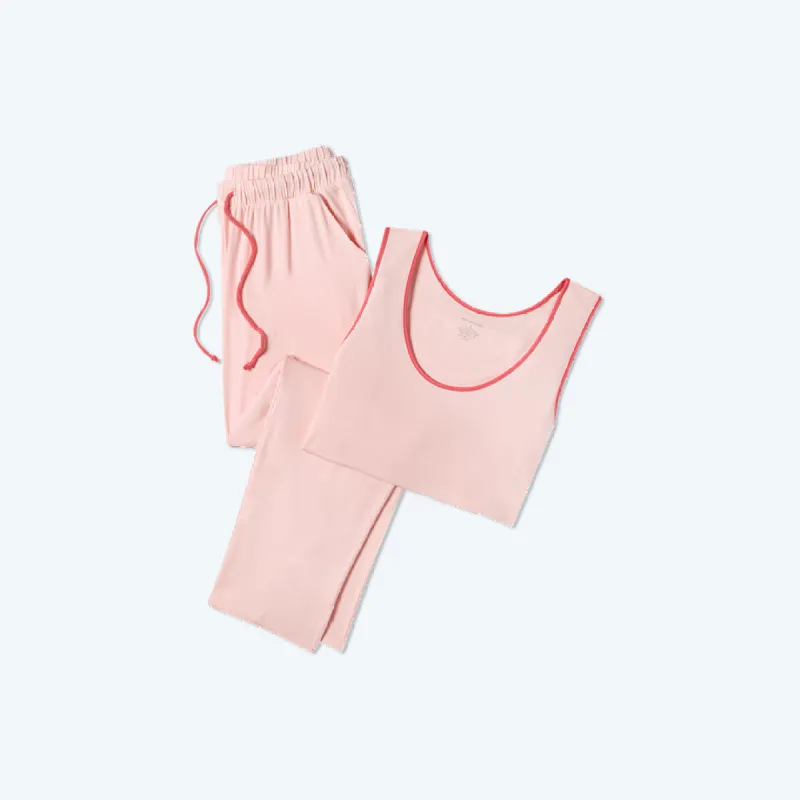 The All Day & Night Tank Set - Peony sold by Summersalt