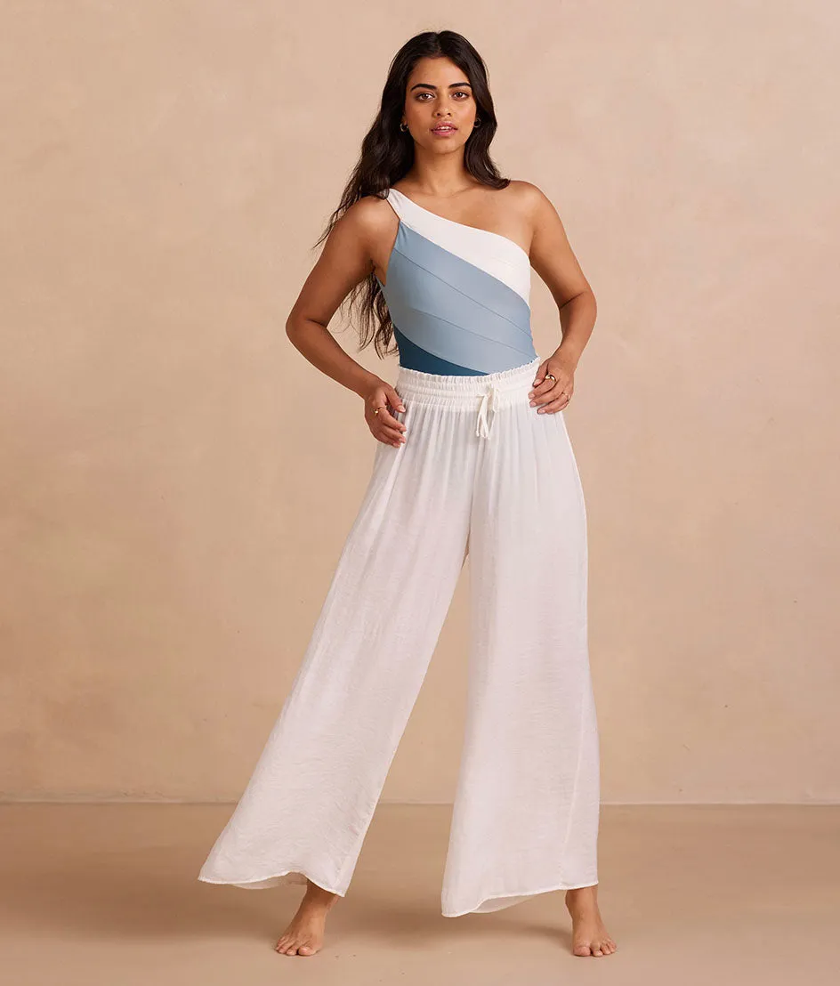The Silky Luxe Palazzo Pants with Ties sold by Summersalt