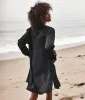 The Short Effortless Shirtdress Cover-Up - Sea Urchin sold by Summersalt
