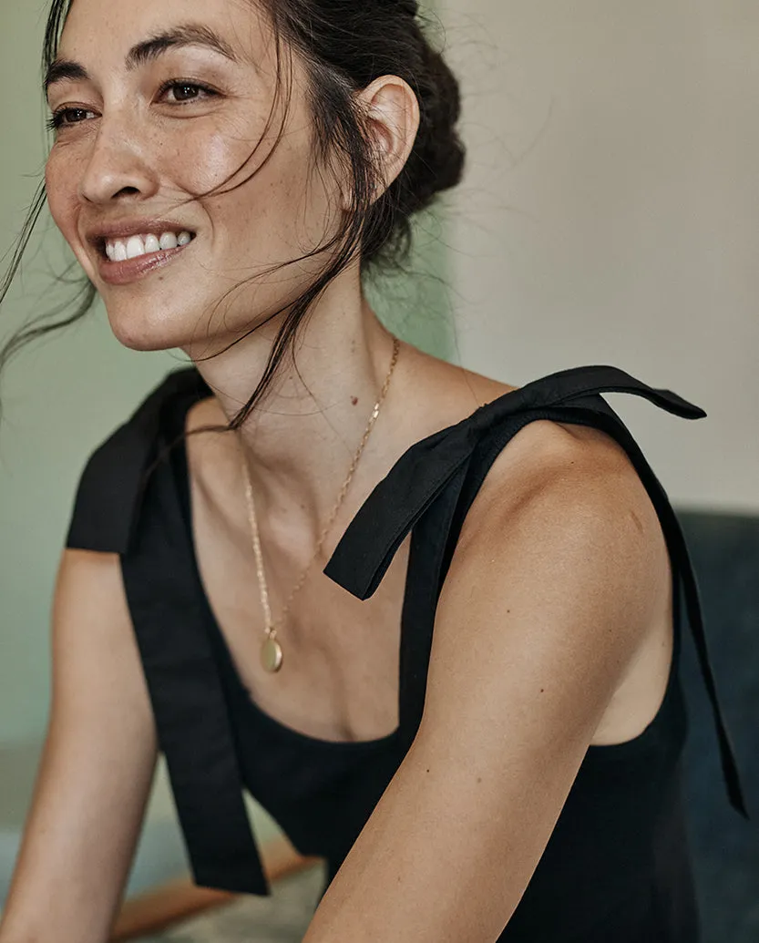 The Softest Ribbed Tie-Shoulder Tank - Sea Urchin sold by Summersalt product image thumbnail 4