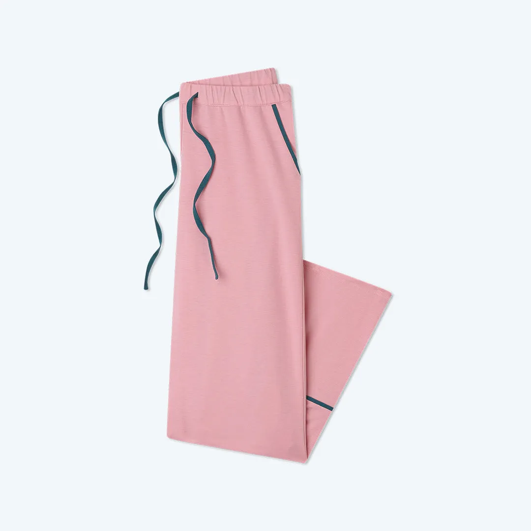 The Cloud 9 Pajama Set - Pink Sky & Venetian sold by Summersalt product image thumbnail 5