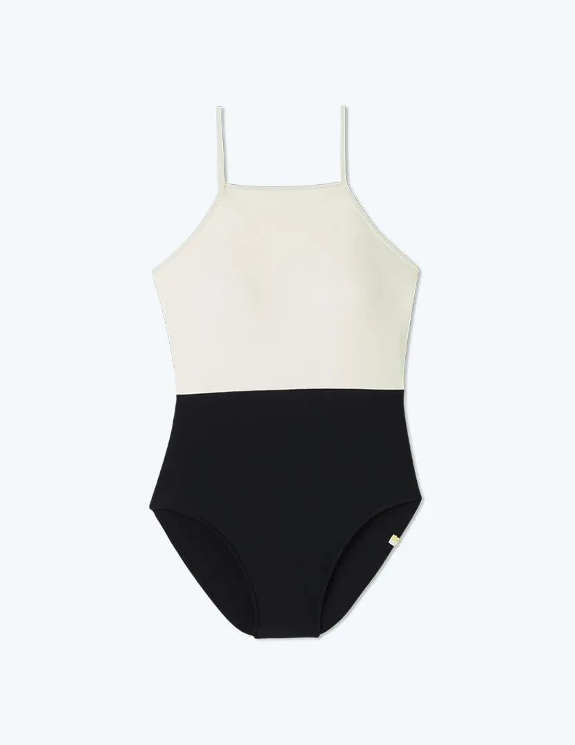 The High Neck One-Piece - Sea Urchin & White Sand sold by Summersalt product image thumbnail 5