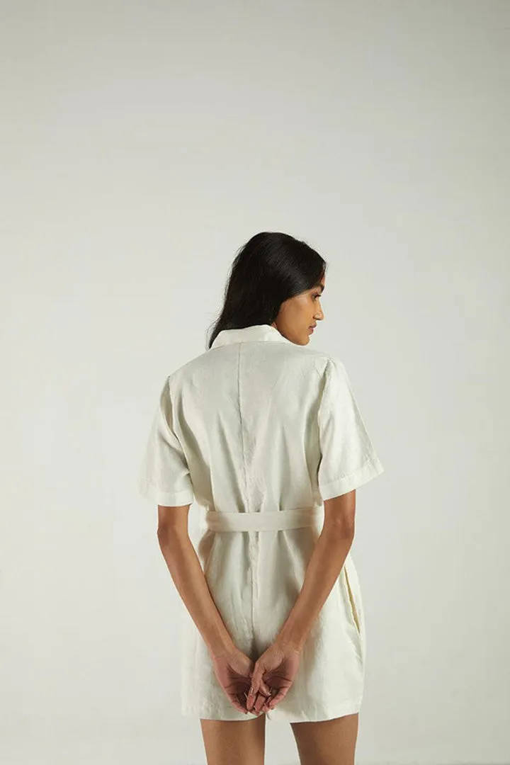 Barefoot in the Park Romper in Off-white sold by Summersalt product image thumbnail 2