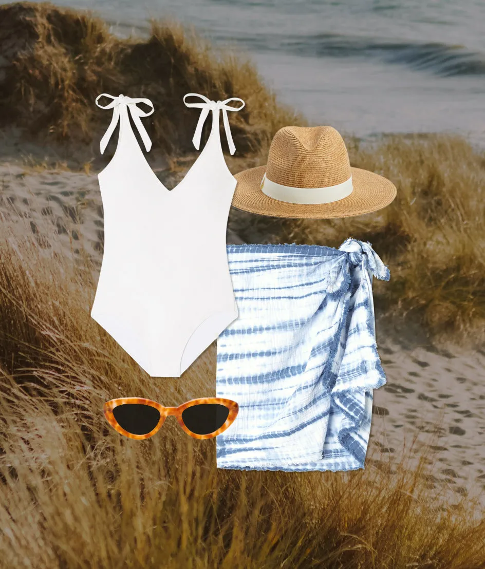 The Going Places Gauze Sarong - Summer Tie Dye sold by Summersalt product image thumbnail 2