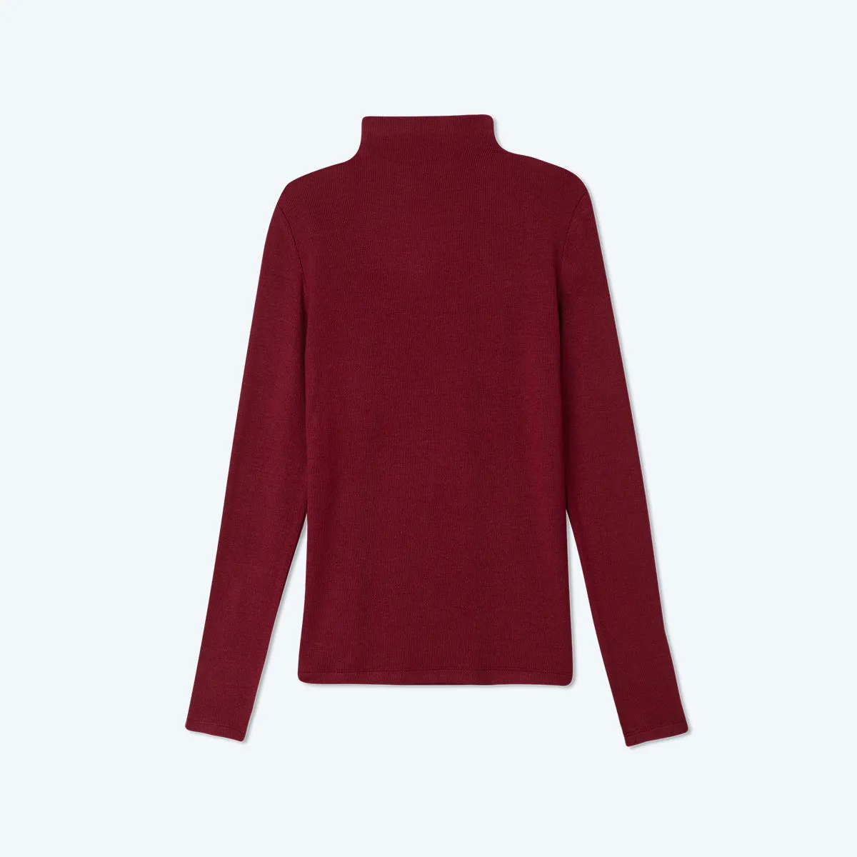 The Softest Ribbed Long Sleeve Mock Neck - Pinot sold by Summersalt product image thumbnail 5