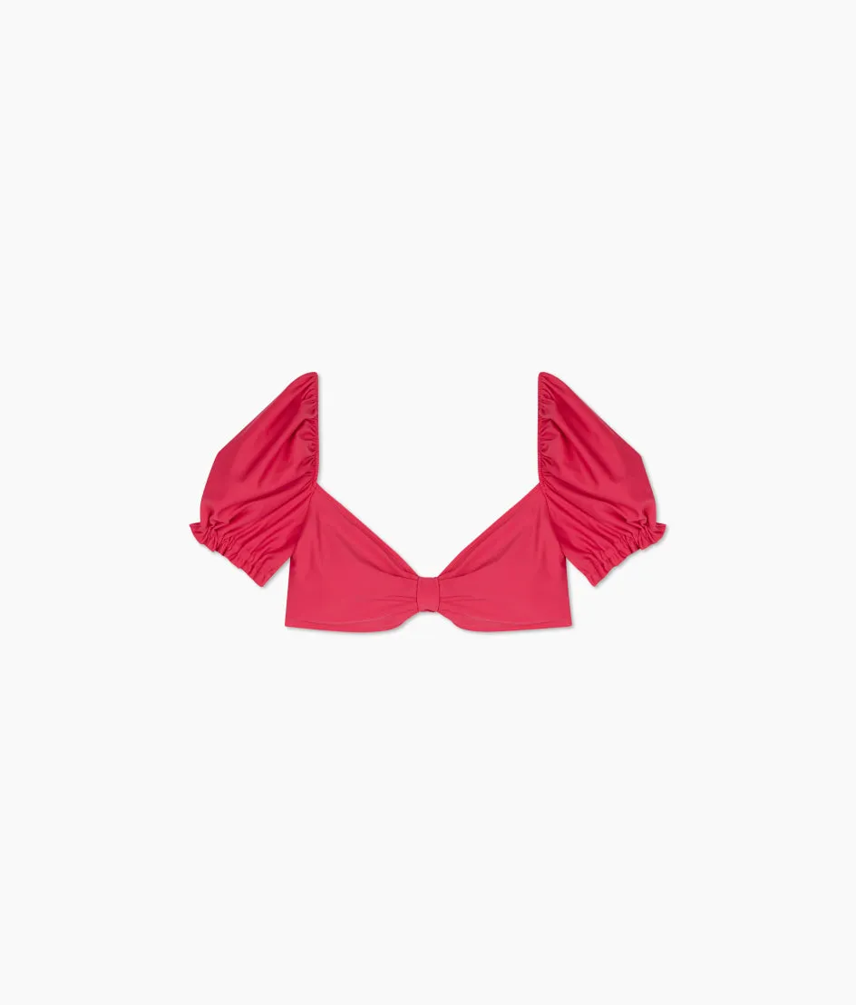The Puff Sleeve Bikini Top - Spritz sold by Summersalt product image thumbnail 4