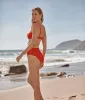 The High Leg High Rise Bottom - Lava sold by Summersalt