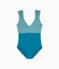 The Ruched Backflip - Bluestone & Mist sold by Summersalt
