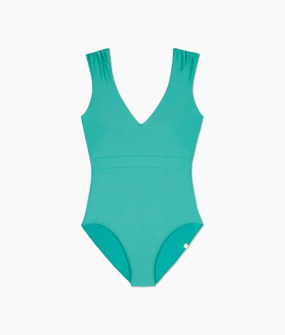 The Long Torso Ruched Backflip - Ocean Jade sold by Summersalt product image thumbnail 4