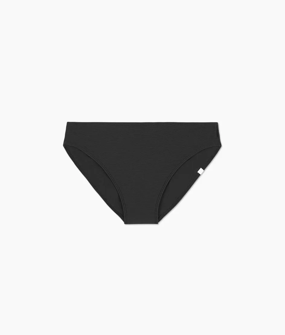 The RippleRib Mid Rise Bikini Bottom - Sea Urchin sold by Summersalt product image thumbnail 3