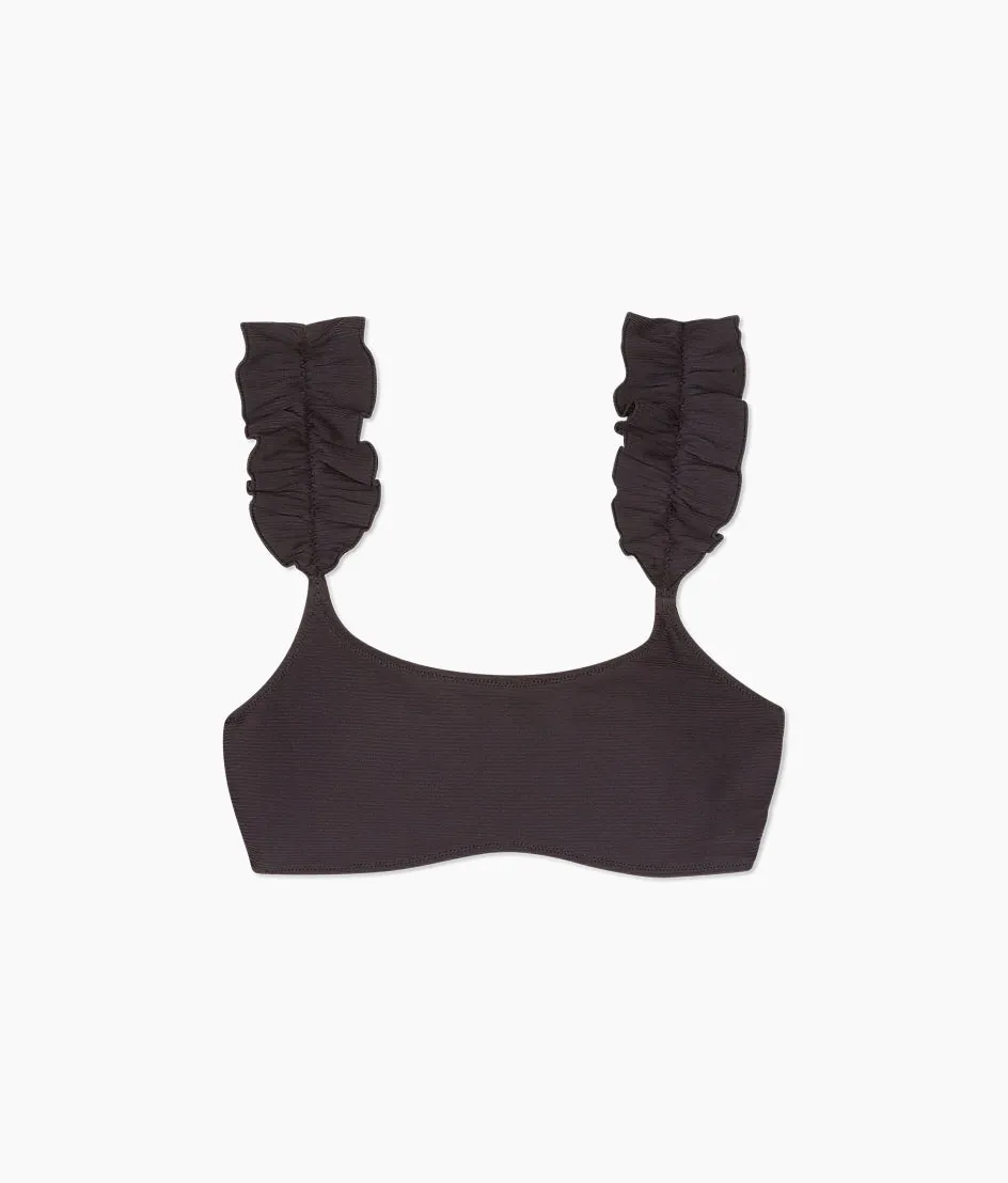The RippleRib Ruffle Bikini Top - Sea Urchin sold by Summersalt product image thumbnail 2