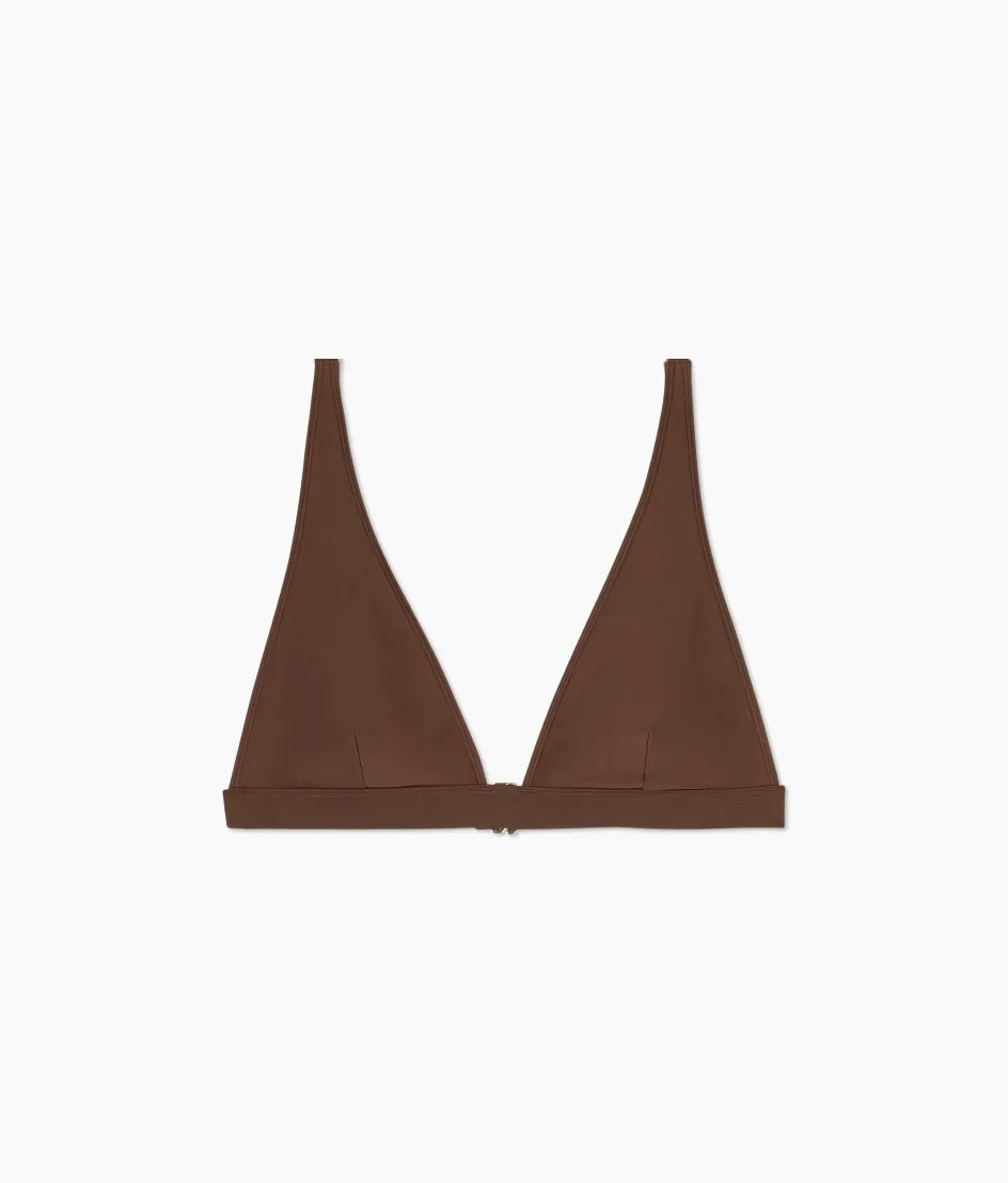 The Plunge Bikini Top - Mocha sold by Summersalt product image thumbnail 4