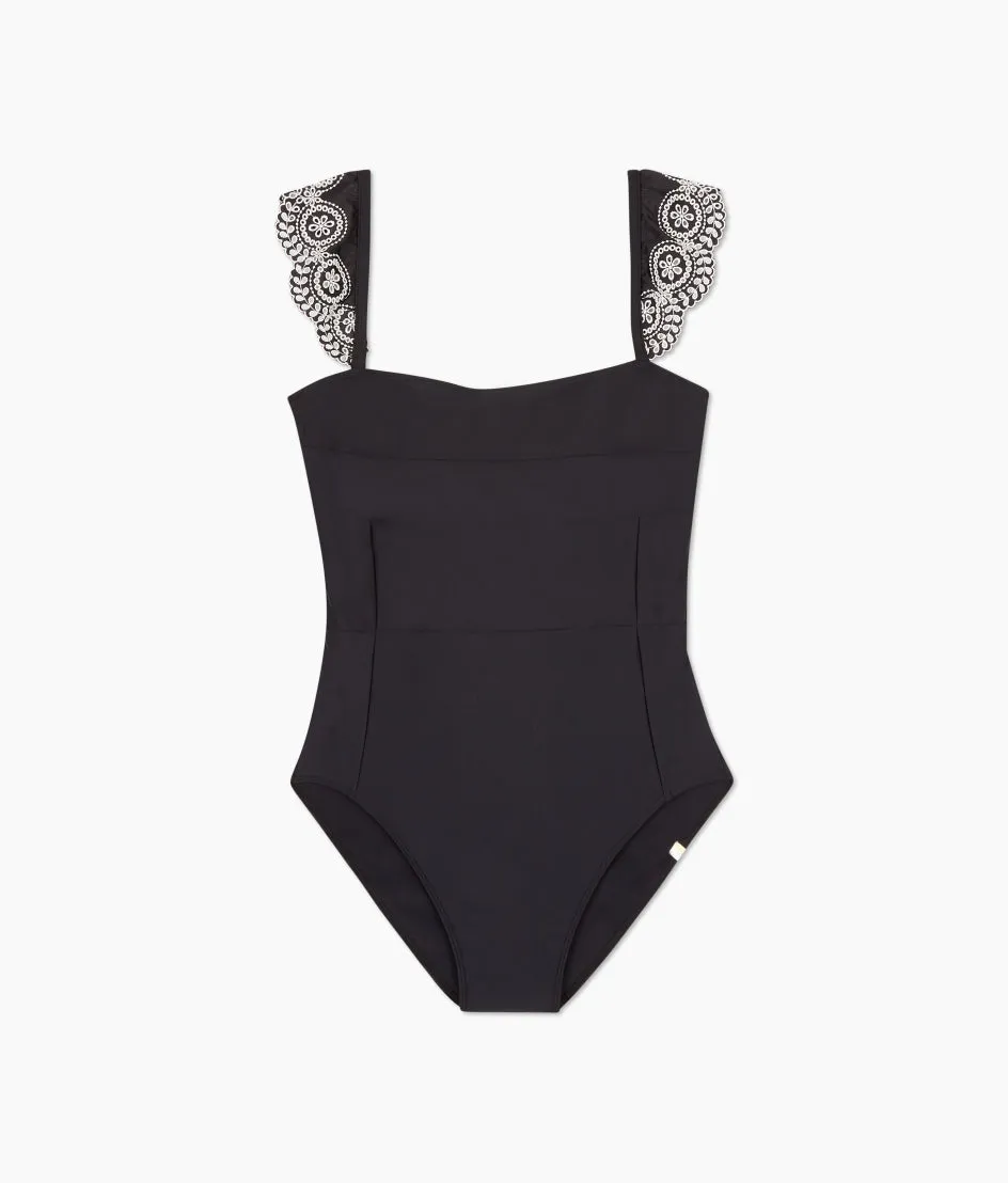 The Eyelet Ruffle Oasis - Sea Urchin sold by Summersalt product image thumbnail 2